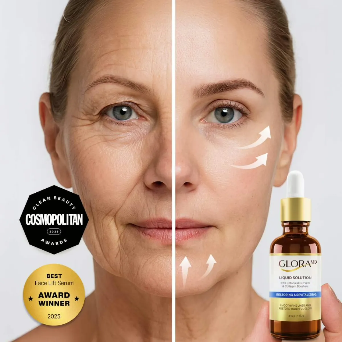 GloraMD kasvojen kohotusseerumi anti-aging